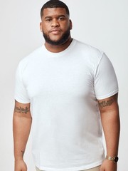 NEW Men’s Fresh Clean Threads All White Crew 6-Pack- Regular FIT-SHIPS FREE!