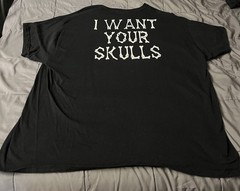 Misfits I Want Your Skulls Official Merchandise T-Shirt 2XL Uni Heavy Cotton