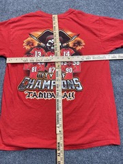 Tampa Bay Buccaneers Shirt Men’s Medium Red City Of Champions Tom Brady Gronk