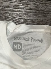 Hellraiser Pinhead Mani Yack Horror T-Shirt Size Medium White