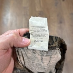 Vintage Mossy Oak Shirt Mens XL Shadow Branch Camo Mock Neck Cotton Hunting Y2K
