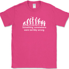 Something Somewhere Went Terribly Wrong T-Shirt Funny Nerd Computer Tee