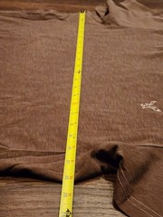 American Eagle Outfitters T-Shirt Men’s Size Large, Brown, Athletic Fit, V-Neck