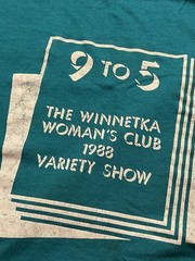 Vintage Winnetka Womens Club Variety Show ILLINOIS USA Single Stitch t-shirt XL