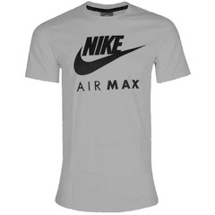 Nike Men’s T-Shirt Slim Fit Athletic Air Max Short Sleeve Crewneck Fitness Tee