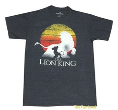 New Disney The Lion King Mufasa Simba Charcoal Mens T-Shirt