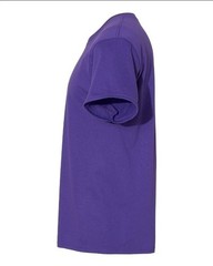 Hanes 5170 5XL EcoSmart Crewneck Short Sleeve Tee Pit to Pit 31″ Unisex Purple