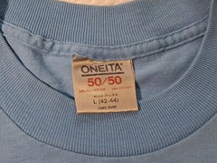 Vintage 1988 Dolphins Gulf Shores Souvenir Blue T-shirt Size L Oneita USA