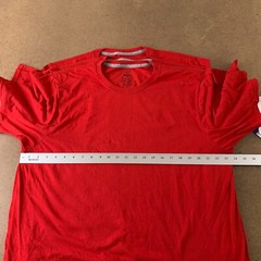Lot of 3 Russell Athletic Men’s Size XL Red Short Sleeve Performance T-Shirt NWT