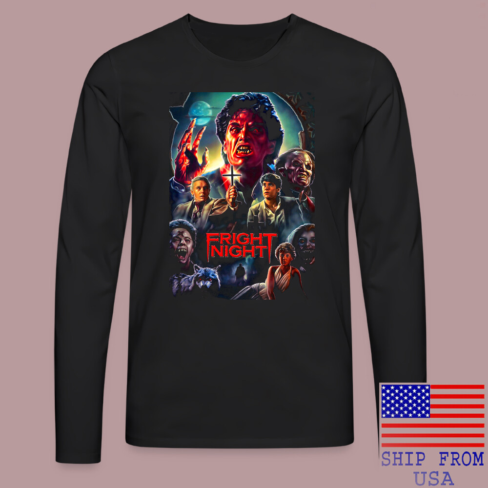 Fright Night Horror Movie Black Size S-2XL