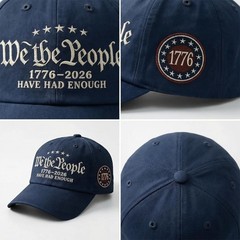 We The People Baseball Cap Have Had Enough 1776 Badge Hat Adjustable for Men …