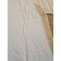Levi’s 501 T-Shirt Authentic Button Fly Jeans Beige Sz L 1990s
