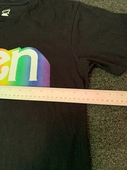 Barbie Ken Shirt Mens Medium Rainbow Retro Logo Mattel Kenough Movie Club Doll