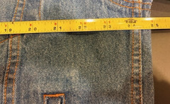 Vtg Med Wt Denim Waist Jacket-Never Worn-Won At Horse Show Mens Large