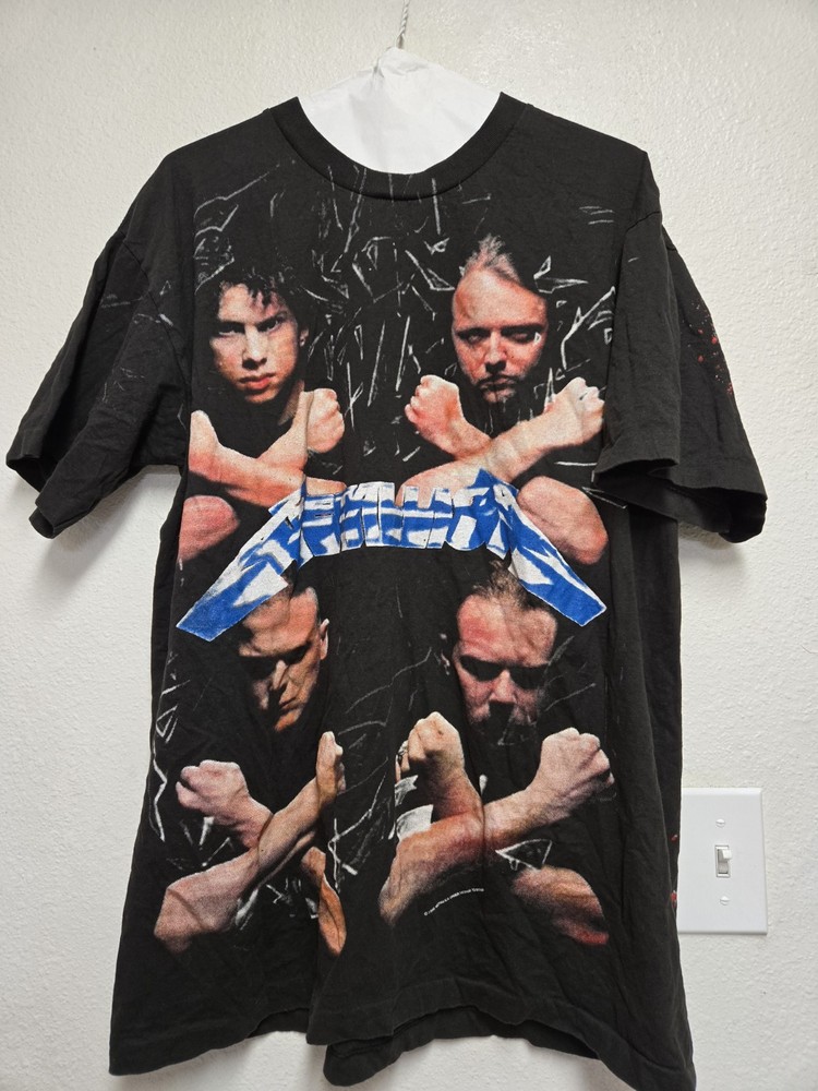 Vintage Large 1998-99 Giant Bootleg Metallica T Shirt Size XL