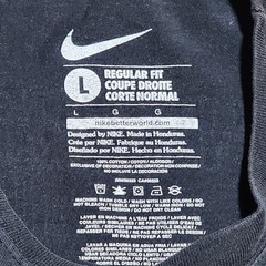Nike KD Is NOT NICE Mens L Basketball NBA Swoosh T-Shirt Black Large Durant