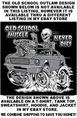 1970 Hot Rod Muscle Car Outlaw Gasser Drag Race Cartoony Skeleton T-shirt OM14
