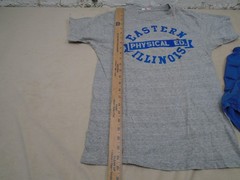 Vintage 50s Eastern Illinois University Physical Ed.T Shirt & Shorts Gym M