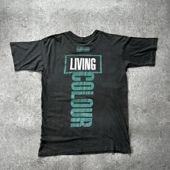 80S90S Living Color Band T-Shirt Auslander L Xl No.yp837