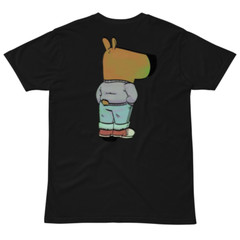 Chill Guy Meme Front and Back Graphic Tee T-shirt 100% Cotton