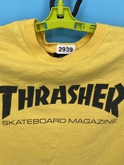 Thrasher Magazine Shirt Mens Small Yellow Skater Short Sleeve Logo Cali Official