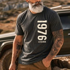 Personalized Vintage Year T-Shirt – Custom Milestone Birthday Gift for Men Women