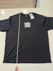 Air Jordan AJ3 Pure Money Cash Black T-Shirt IQ6952-010 Mens XL NWT