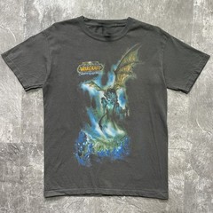 Retro World Of Warcraft Charcoal Unisex T-Shirt S-5XL