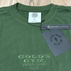 Golds Gym Size M Tank Top Bodybuilding Fitness Sleeveless Shirt Muscle Green NEW