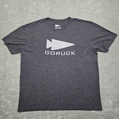 GORUCK Shirt Mens XL Gray Tri-Blend Arrowhead Logo Graphic Soft Casual Tee Top