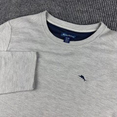 Tommy Bahama Mens XL Gray Long Sleeve Waffle Knit Crewneck Marlin Logo ZTB97769