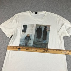 Devil and God Are Raging Inside Me T Shirt Mens Medium White Brand New Band 2014