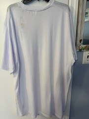 NEW! Men’s Plus ADIDAS Essential T-Shirt – White w/Black Logo Size 3XL