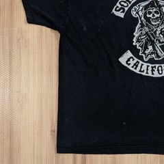 Sons of Anarchy California Black t-shirt tee Men’s Size XL Faded & Distressed