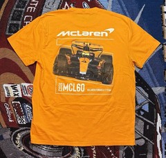 McLaren Racing Shirt Formula 1 F1 Hollister Mens Large Orange 2023 Tee