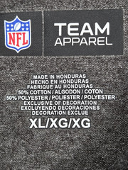 New York Jets Football Men’s XL Long Sleeve T Shirt NFL Team Apparel Gray NEW