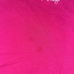 VTG Jerzees 100% Combed Cotton Custom “ Mirage” Embroidery Pink T-Shirt Sz XL