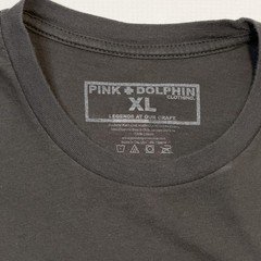 Pink Dolphin Shirt Mens XL Gray Dolphins Ocean Waves Graphic Streetwear Tee