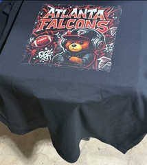 Black/White/Blue T-Shirts with designs, Packed in all sizes (S/M/L/XL/2XL