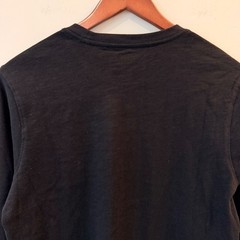 Quince Long Sleeve T Shirt 100% Organic Cotton Slub Basic Trip Black Small NWOT