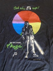 Vintage Mage II Graphitti Comic 1988 Matt Wagner 80s Black Shirt Large NOS