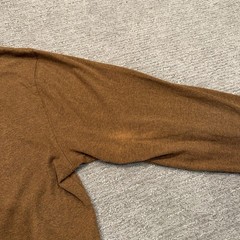 Carhartt Shirt Mens Medium Brown Long Sleeve Logo Workwear Tee Original Fit Work