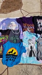 Womens Disney T Shirt 12 Lot Medium Sleeping Beauty Aladdin Princess w/ Leggings