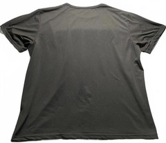 Black T-Shirt Men XL Polyester Elastane Crew Neck