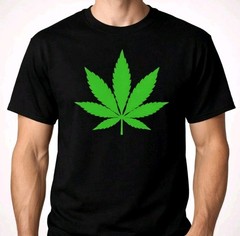 Cannabis Art T-Shirt Party Gift Bold Line Art Unisex Graphic Tee