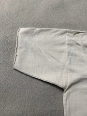 Vintage 30s 40s Paneled White Blank Tee Jersey All 100% Cotton 20.5×30 Very Rare