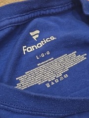 Los Angeles Dodgers Fanatics Blue Graphic T Shirt Mens Large MLB Baseball