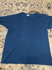 052)LEVI LEVIS WAFFLE THERMAL TEE SHIRT LONG SLEEVE BLUE XL EXTRA LARGE