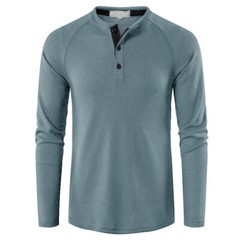 Zonbailon men’s T-shirt Polo shirts loose casual bottomed long sleeve