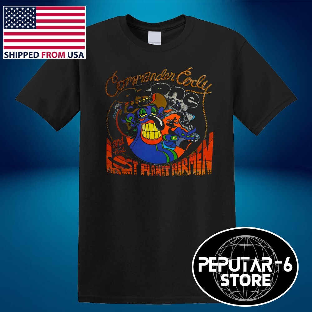 Commander Cody & The Lost Planet Airmen Lost in the Ozone Men’s Black Size S-5XL